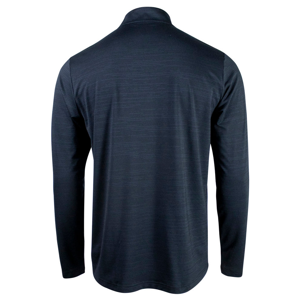 Dark gray long-sleeve shirt on a white background.
